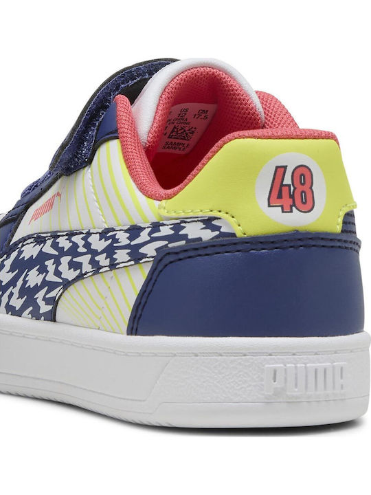 PUMA CAVEN 2.0 KIDS SNEAKERS WITH SCRATCH BLUE