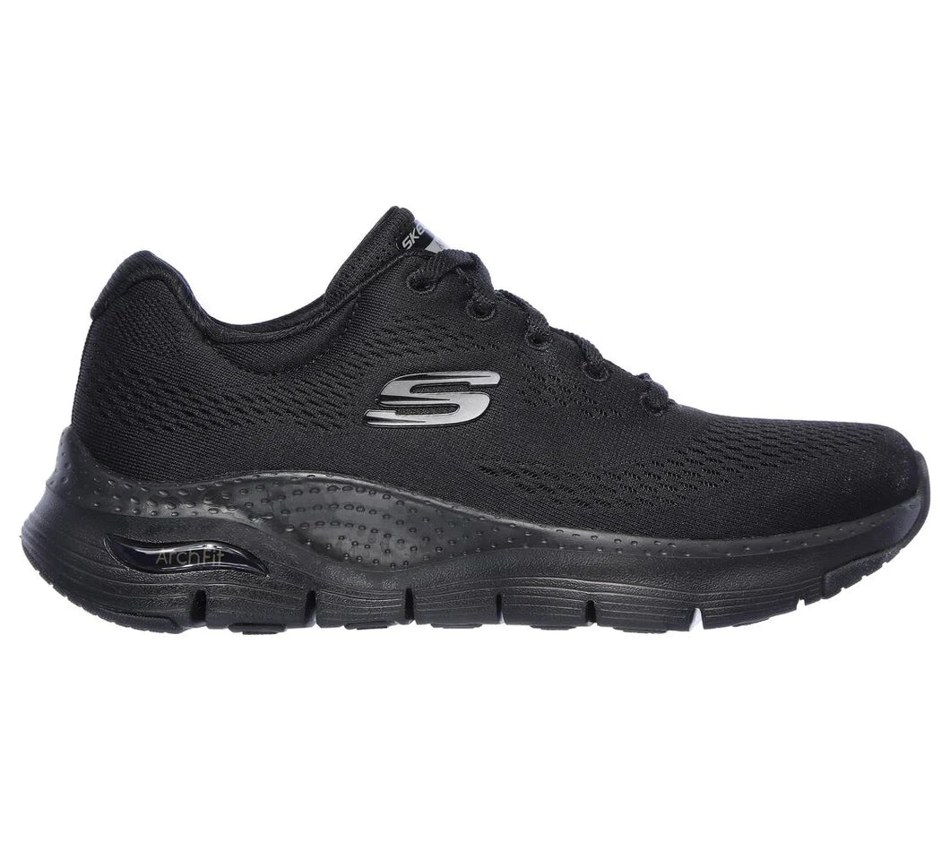 SKECHERS   Big Appeal Black Arch Fit Trainers