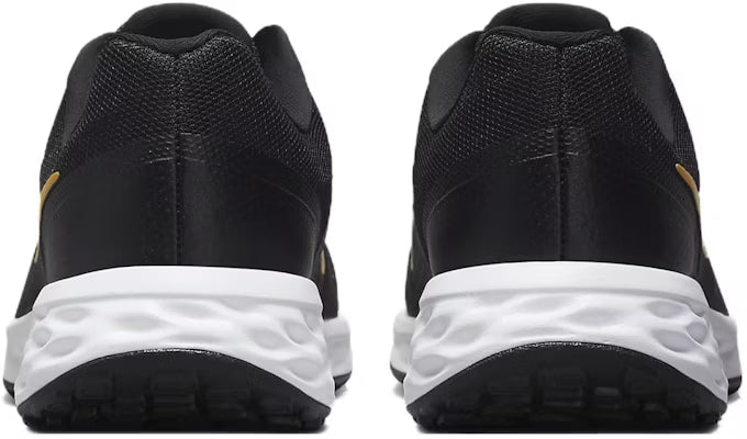 NIKE REVOLUTION 6 NEXT NATURE 'BLACK UNIVERSITY GOLD'