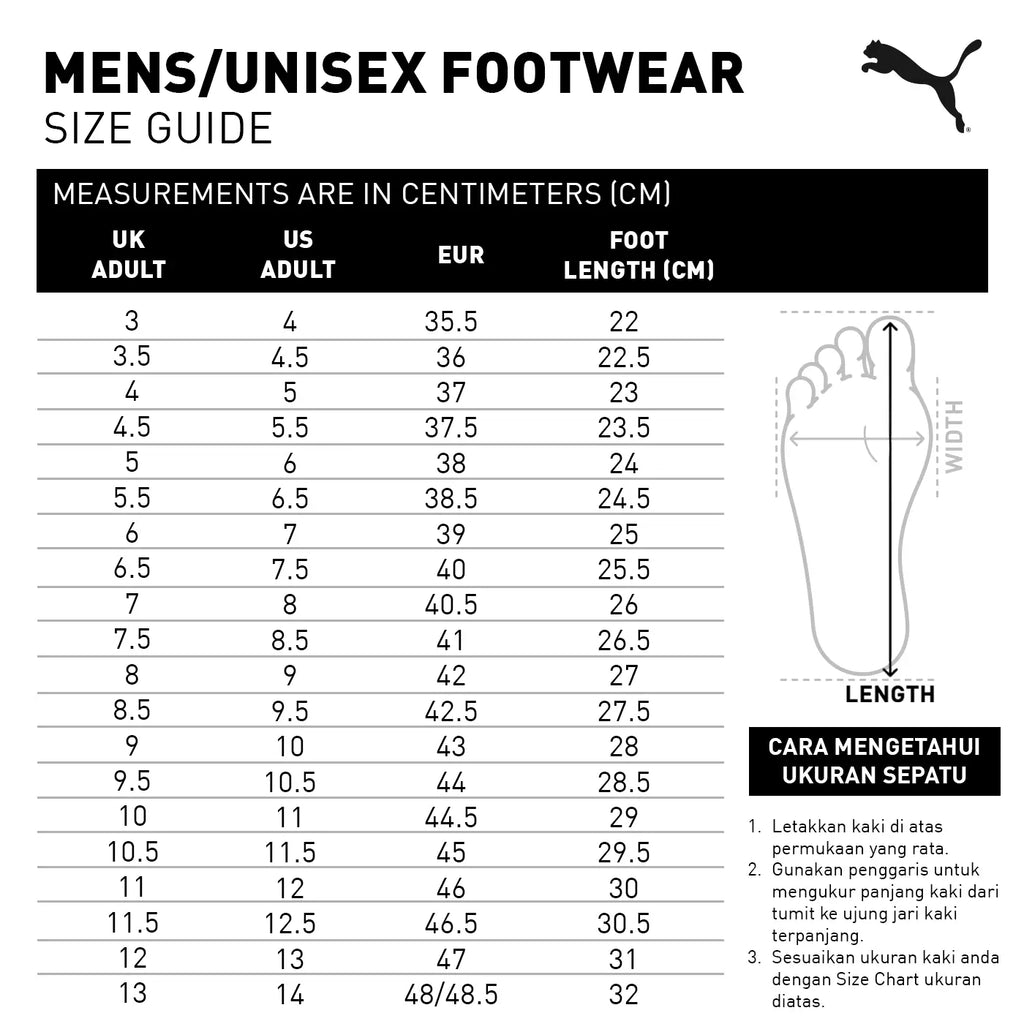 PUMA MEN'S CARACAL WHITE-BLACK SNEAKERS