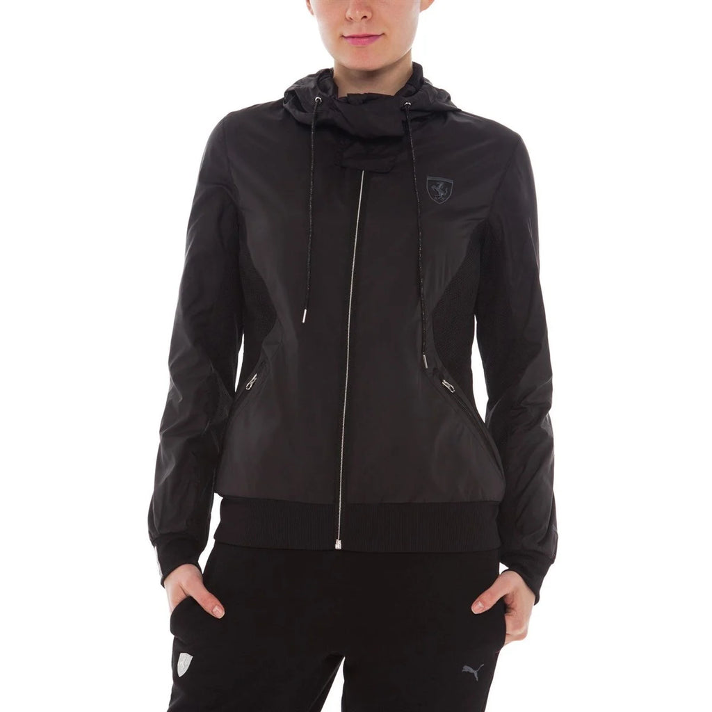 PUMA Ferrari Lightweight Jacket Black Women's Sweatshirt