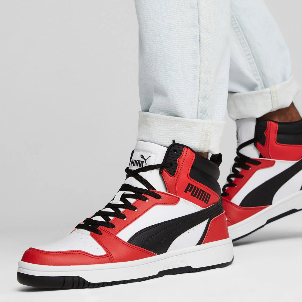 حذاء رياضي PUMA Rebound v6 رجالي أبيض 39232604