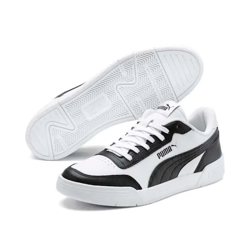 PUMA MEN'S CARACAL WHITE-BLACK SNEAKERS