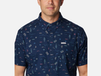 COLUMBIA Men's Rapid Rivers Printed Short Sleeve Shirt