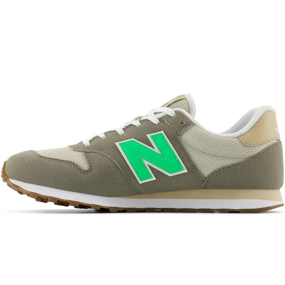 NEW BALANCE Mens 500 Trainers Shoes Dockside GM500TPG