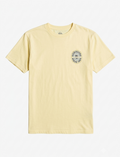 QUICKSILVER "Feeling Fine" Graphic T-Shirt – Pale Yellow