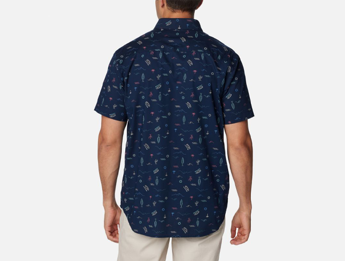 COLUMBIA Men's Rapid Rivers Printed Short Sleeve Shirt