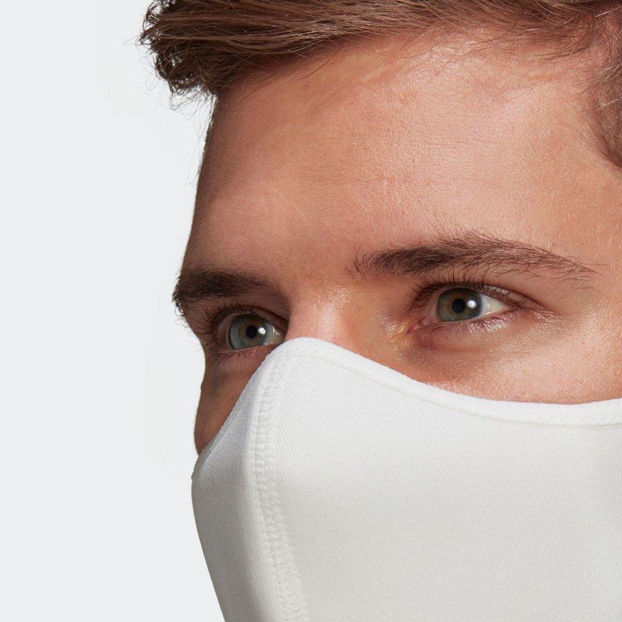 ADIDAS Face Covers, 3-Pack (M/L),  (KIT = 3 MASKS)White H34578