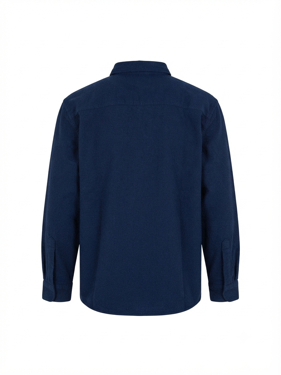 SONOMA Men's Premium Heavyweight Flannel Shirt - Solid Navy