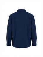 SONOMA Men's Premium Heavyweight Flannel Shirt - Solid Navy