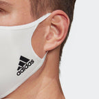 ADIDAS Face Covers, 3-Pack (M/L),  (KIT = 3 MASKS)White H34578