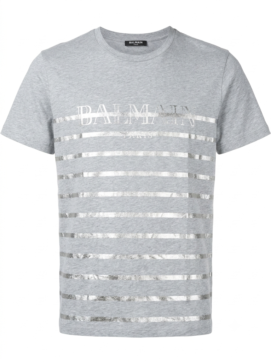 BALMAIN GREY T-SHiRT