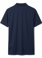 COLUMBIA  Men's Classic Navy Blue Short-Sleeve Polo Shirt