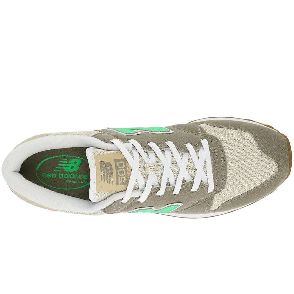 NEW BALANCE Mens 500 Trainers Shoes Dockside GM500TPG