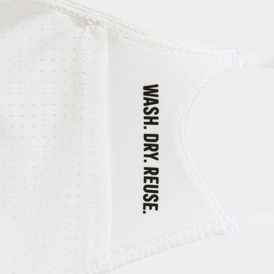 ADIDAS Face Covers, 3-Pack (M/L),  (KIT = 3 MASKS)White H34578