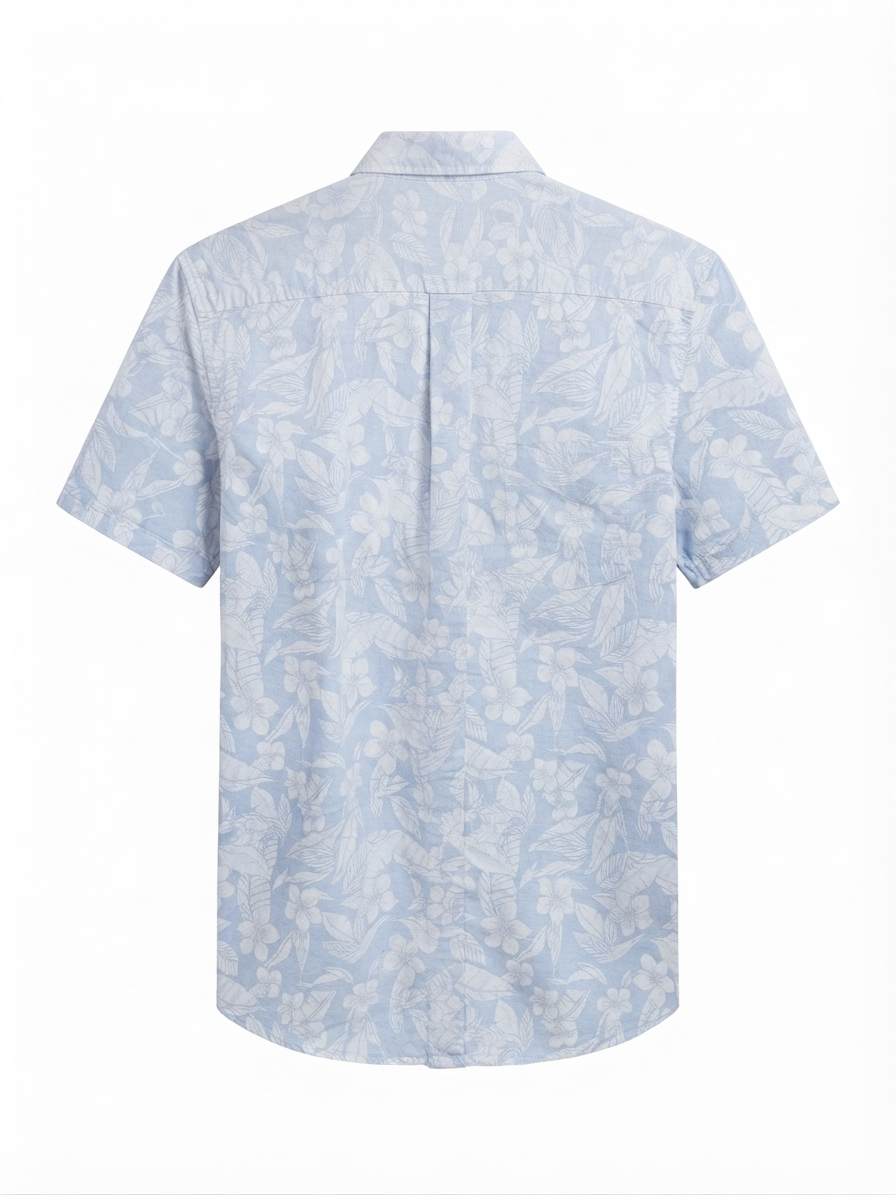 U.S. Polo Assn. Men's Short-Sleeve Floral Print Button-Down Shirt