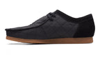 CLARKS SHACRE II STEP MOCCASIN BLACK TEXTILE