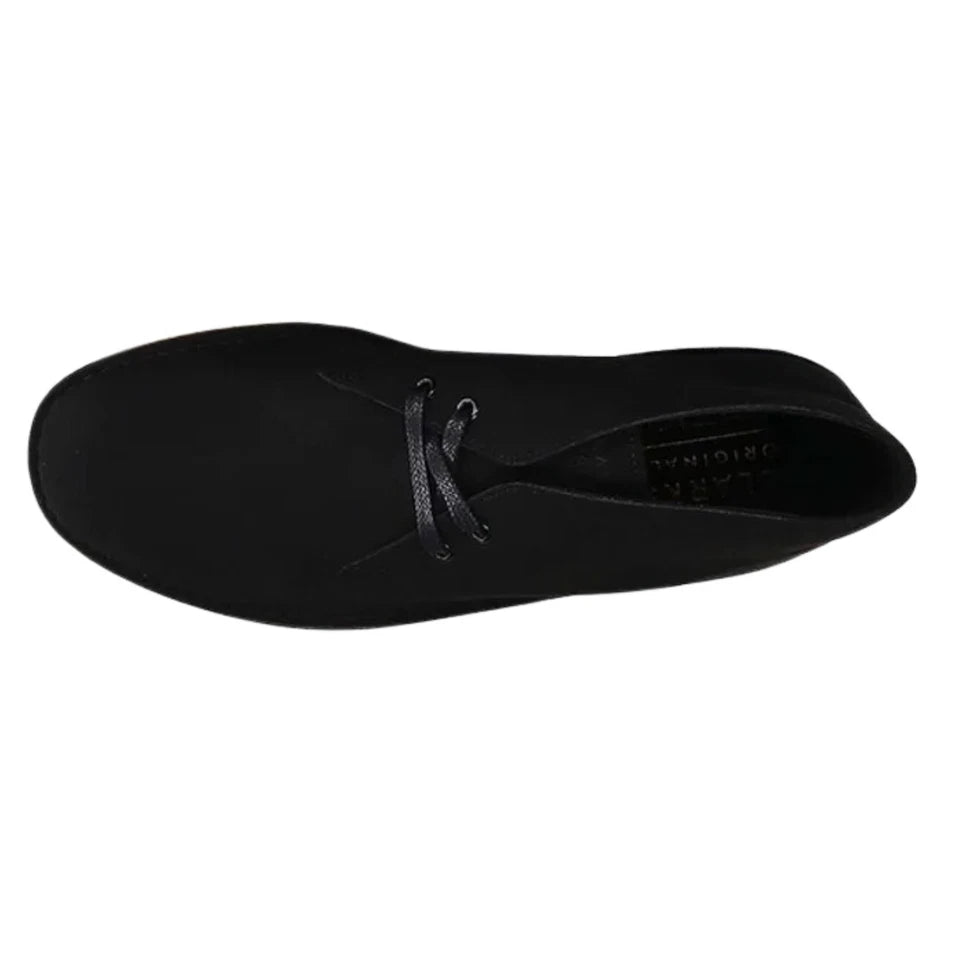 CLARKS DESERT BOOT BLACK VEGAN