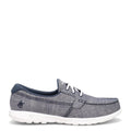 SKECHERS  Go Walk Lite Isla Boat Shoes Women WIDE Black Slip On