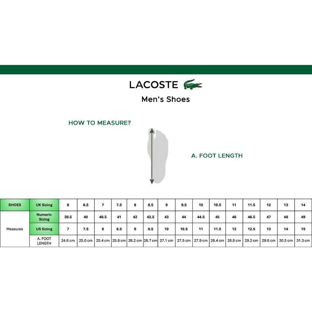 LACOSTE Sideline Retro Sneaker - Off-White/Green