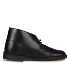 CLARKS DESERT BOOT BLACK POLISHED