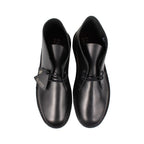 CLARKS DESERT BOOT BLACK POLISHED