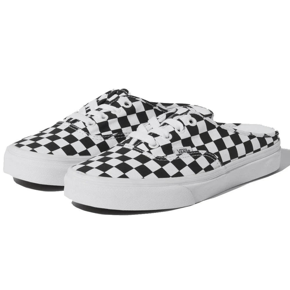 VANS Authentic Mule Slipper (Checkerboard) Black/True White